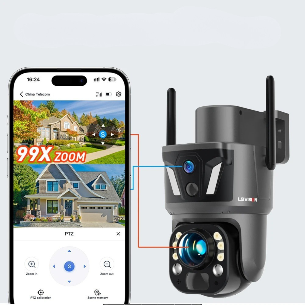 ™Malbi | מצלמת שמש 4G עם זום