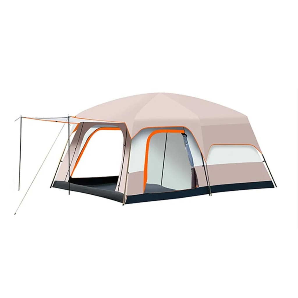 Campovia™ | Tienda Familiar Grande – 2 Habitaciones, Doble Capa Impermeable