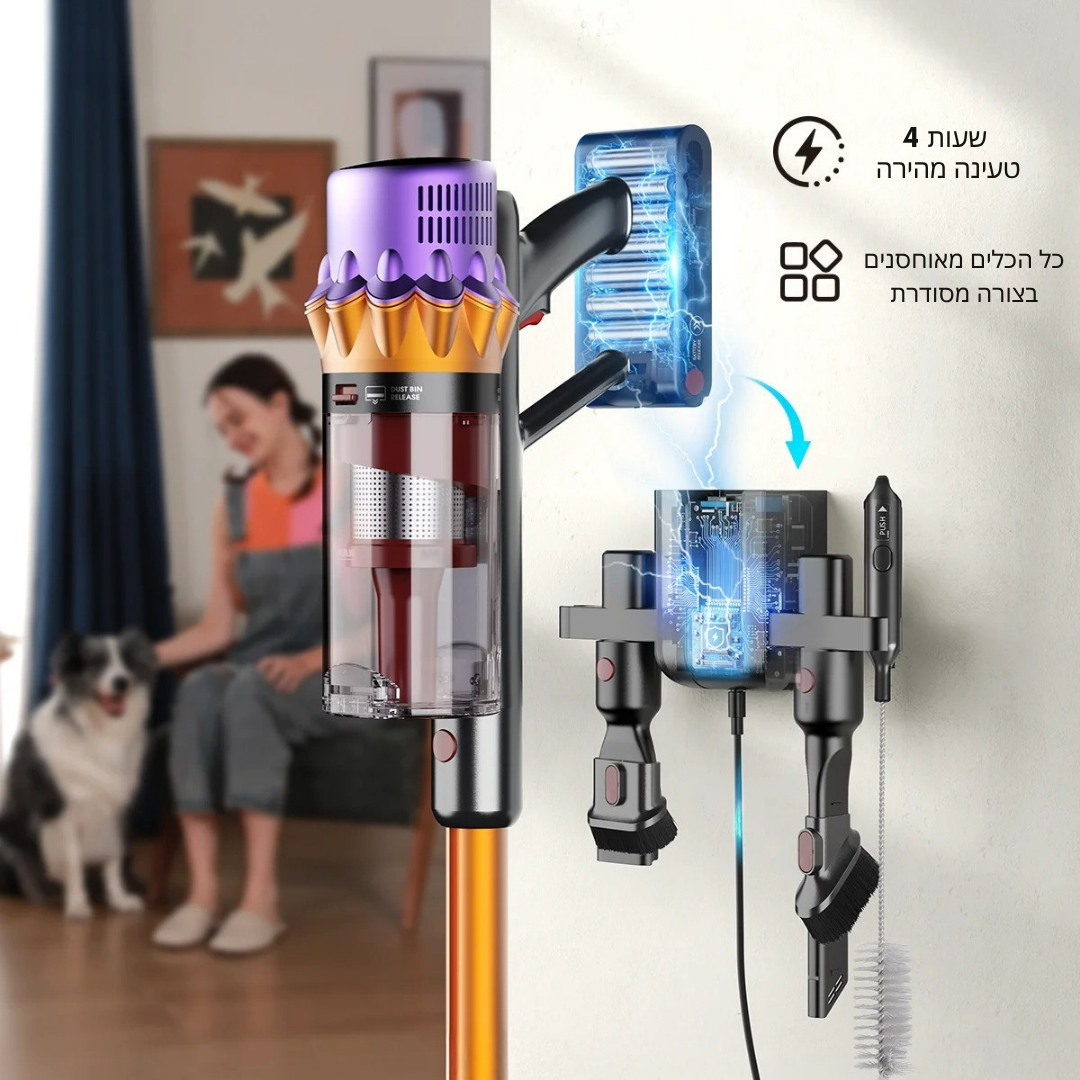 ™Navi | שואב ידני חכם – 4 מצבי עבודה לניקוי יעיל