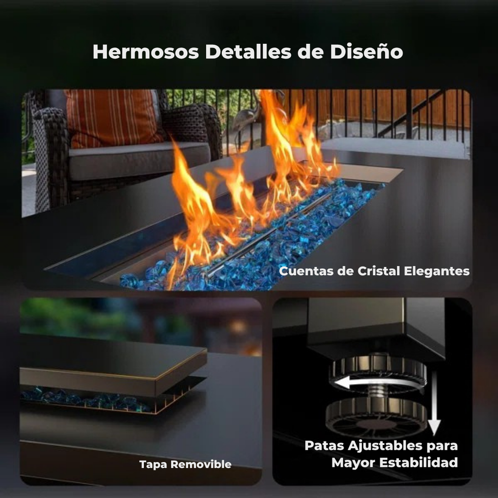 Lumbre™ | Mesa de Fuego Propano
