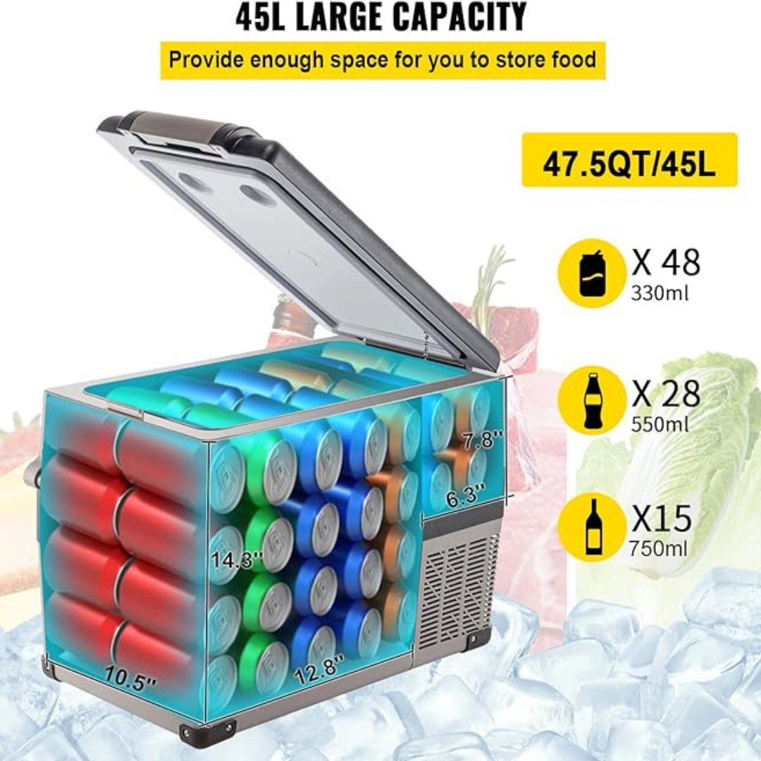 Frío™ | Refrigerador y Congelador Portátil para Auto – Caja Térmica de Viaje