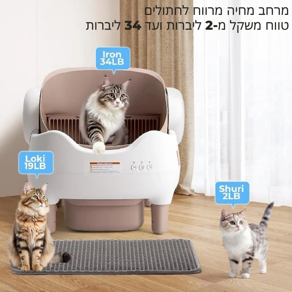 ™Oryn | מערכת ליתר חכמה פרימיום – ניקוי קל וללא ריחות לוואי