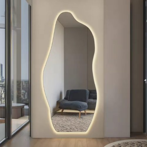™Miravida | מראה חכמה באורך מלא עם LED, לתלייה על הקיר או עם מעמד
