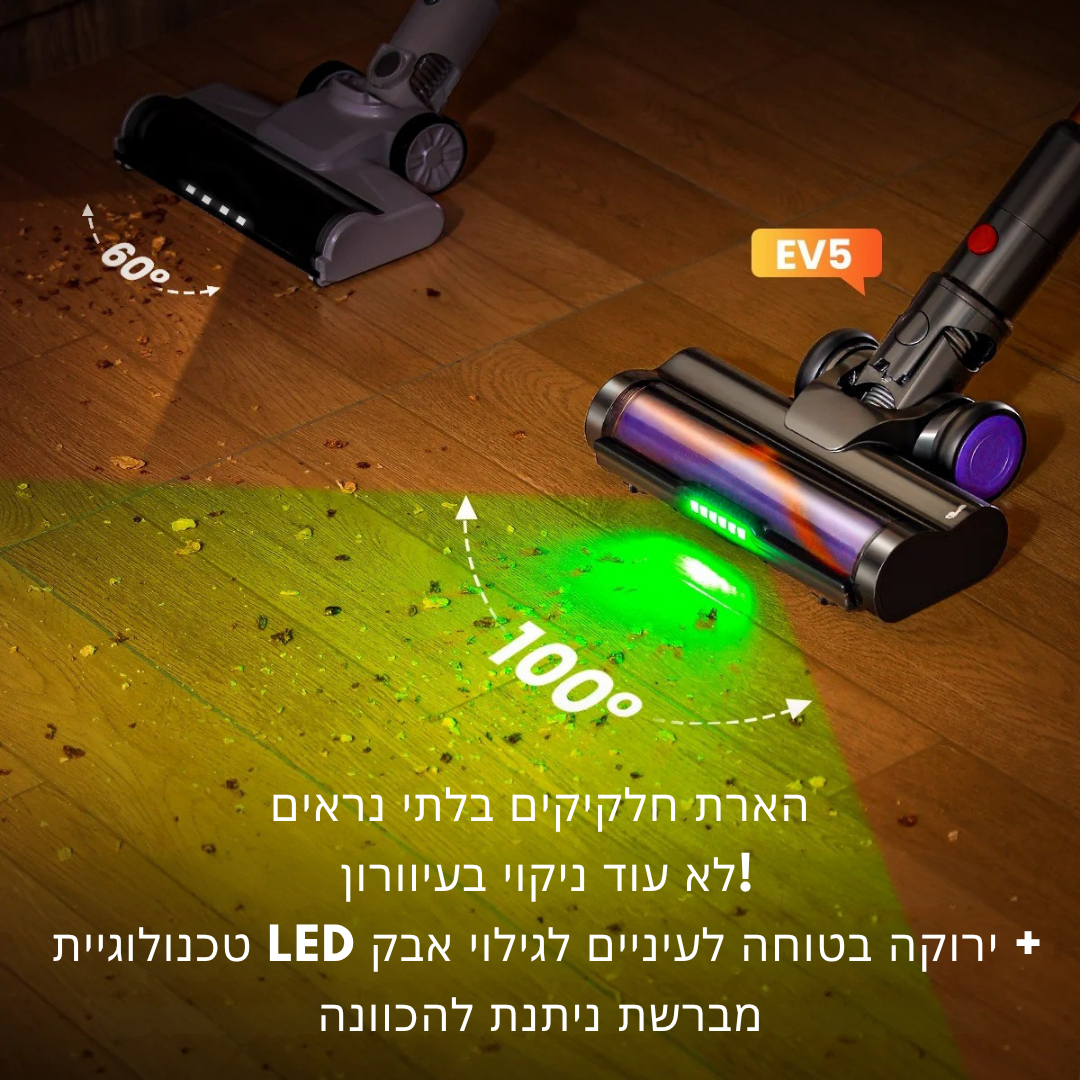 ™Navi | שואב ידני חכם – 4 מצבי עבודה לניקוי יעיל