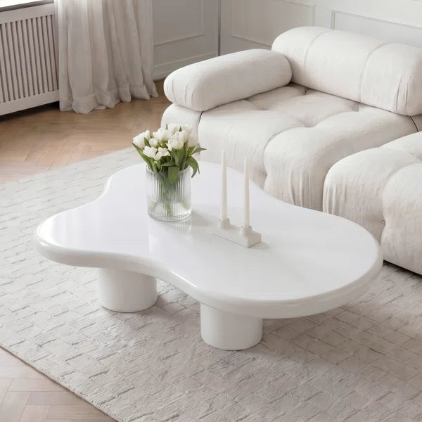 Claravia™ | Mesa de Centro Nube – Diseño Moderno con Bordes Suaves