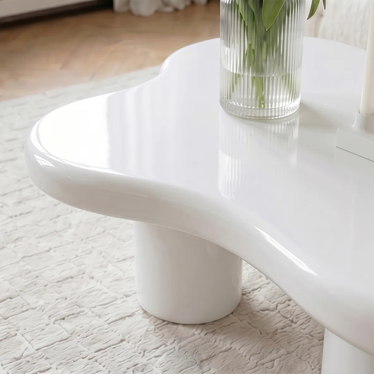 Claravia™ | Mesa de Centro Nube – Diseño Moderno con Bordes Suaves