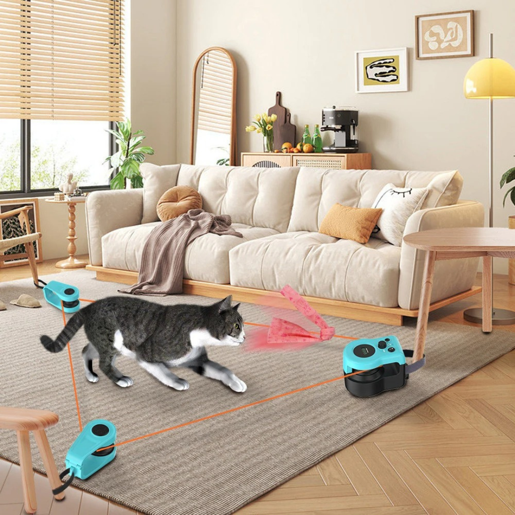 ™Pawvix | צעצוע אינטראקטיבי לחיות מחמד – צעצוע חשמלי לפנים לבית