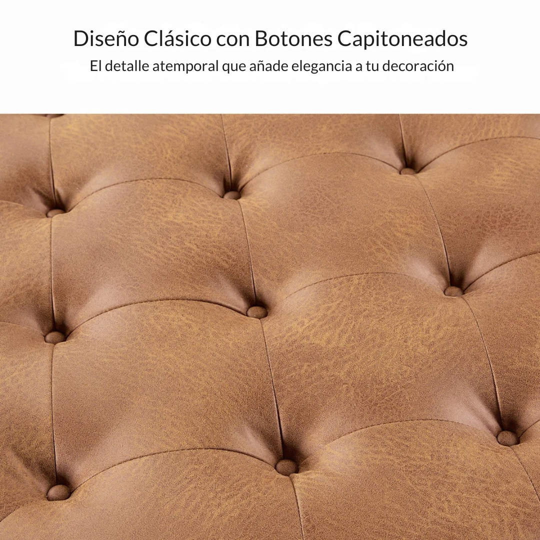 Sofela™ | Otomana con Almacenamiento – Asiento Tapizado Suave
