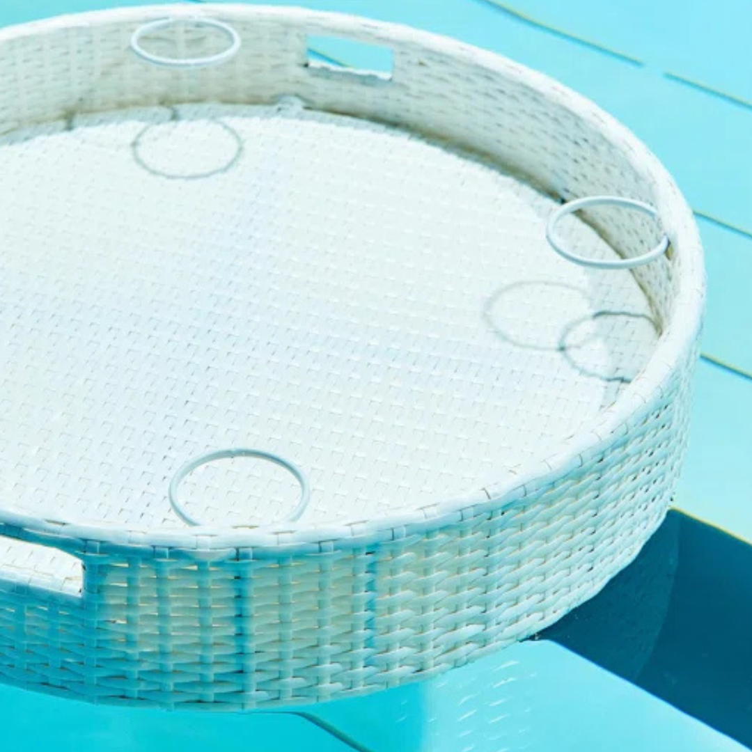 Cestia™ | Bandeja Flotante Grande para Piscina – Porta Bebidas y Comida