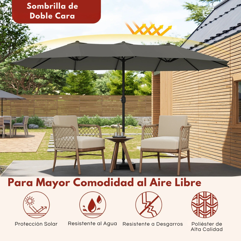 Solbrisa™ | Sombrilla de Jardín – Protección Solar UPF 50+