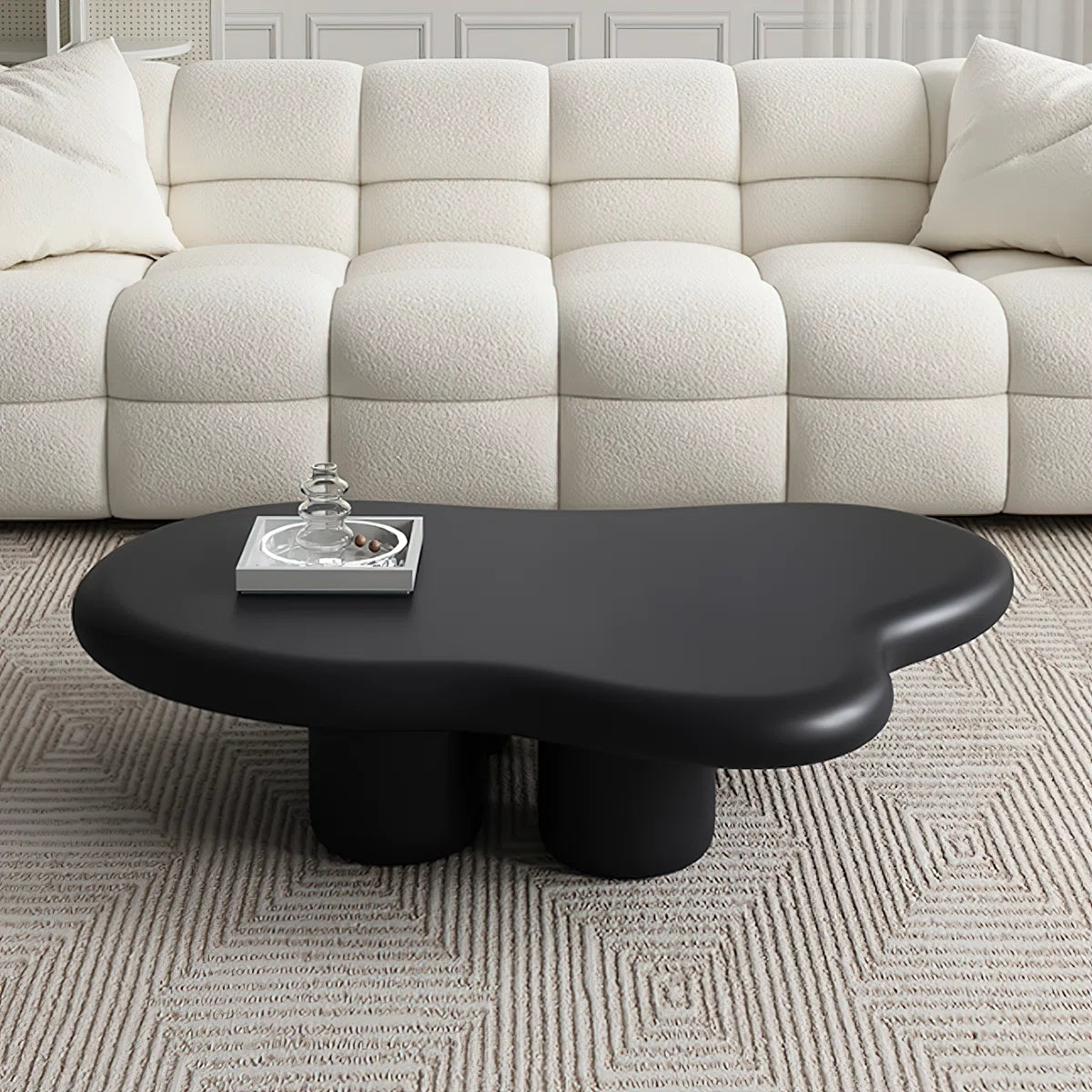 Claravia™ | Mesa de Centro Nube – Diseño Moderno con Bordes Suaves