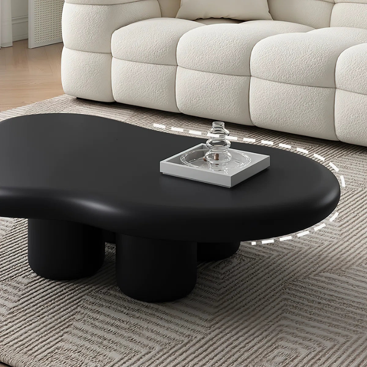 Claravia™ | Mesa de Centro Nube – Diseño Moderno con Bordes Suaves