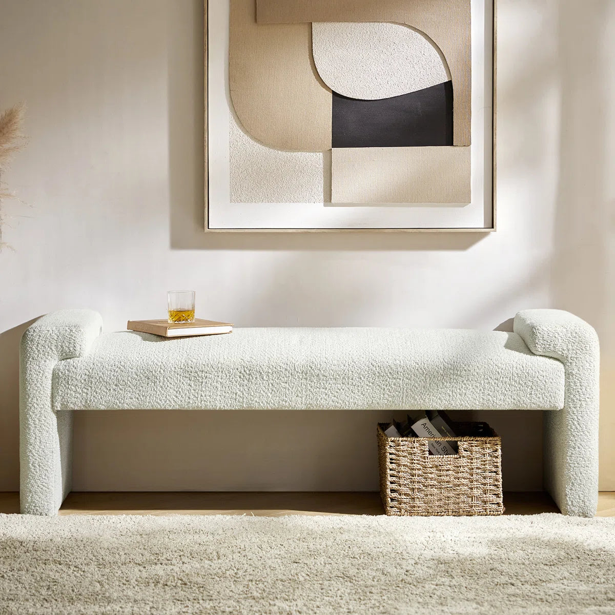 Elvoro™ | Banco decorativo moderno tapizado