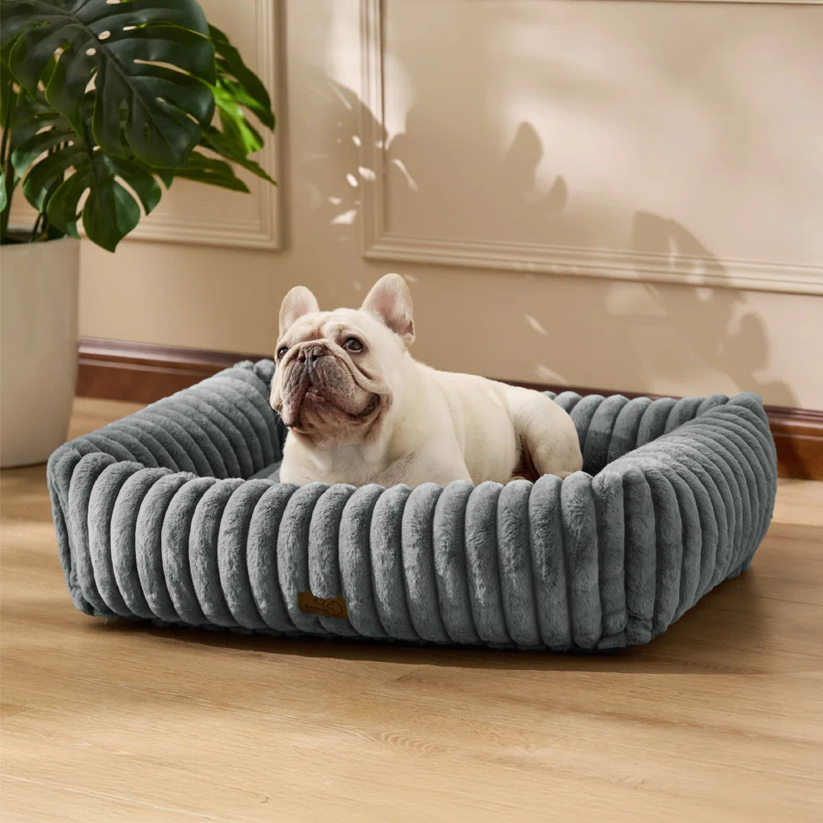 Coco™ | Cama suave lavable para mascotas con funda removible con cremallera
