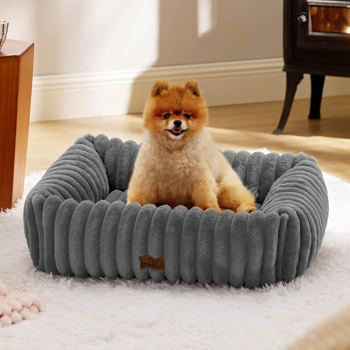 Coco™ | Cama suave lavable para mascotas con funda removible con cremallera