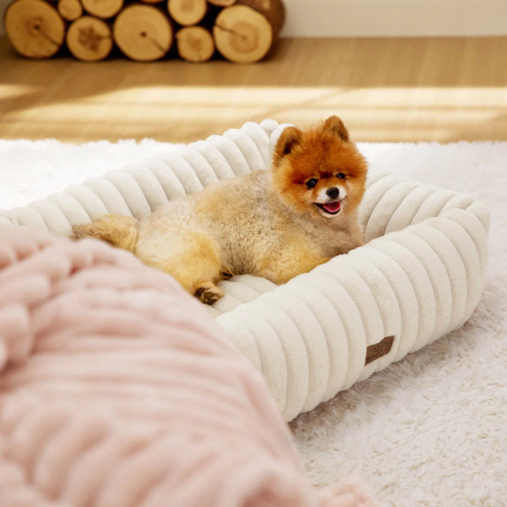 Coco™ | Cama suave lavable para mascotas con funda removible con cremallera