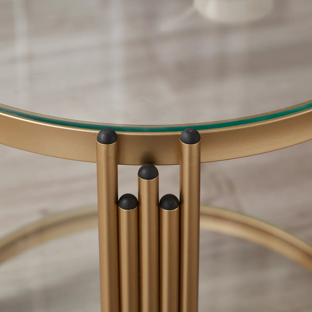 Fuego™ | Mesa auxiliar moderna de vidrio