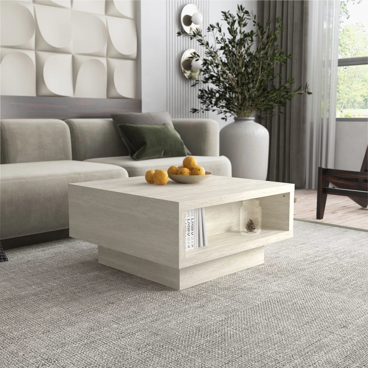 Oro™ | Mueble centro diseño pedestal