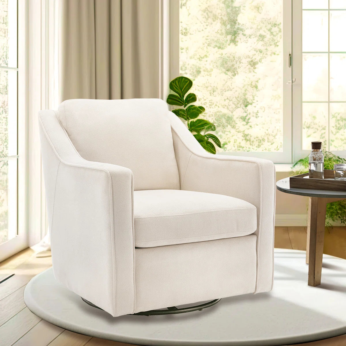 Neriya™ | Sillón giratorio ancho 360° para personas altas y robustas