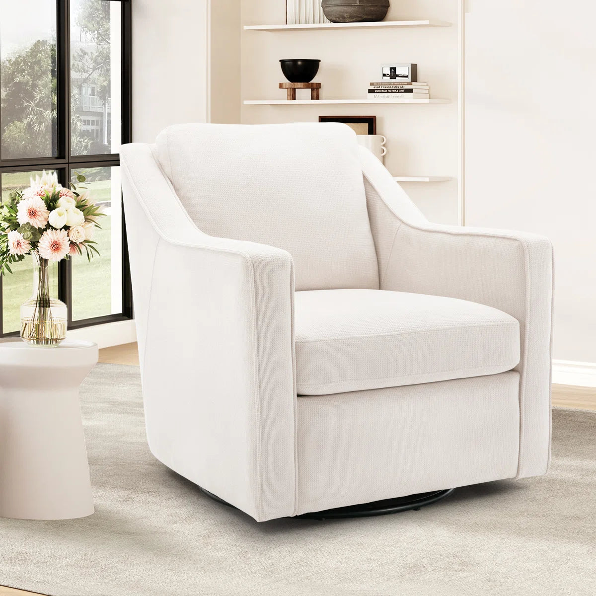 Neriya™ | Sillón giratorio ancho 360° para personas altas y robustas