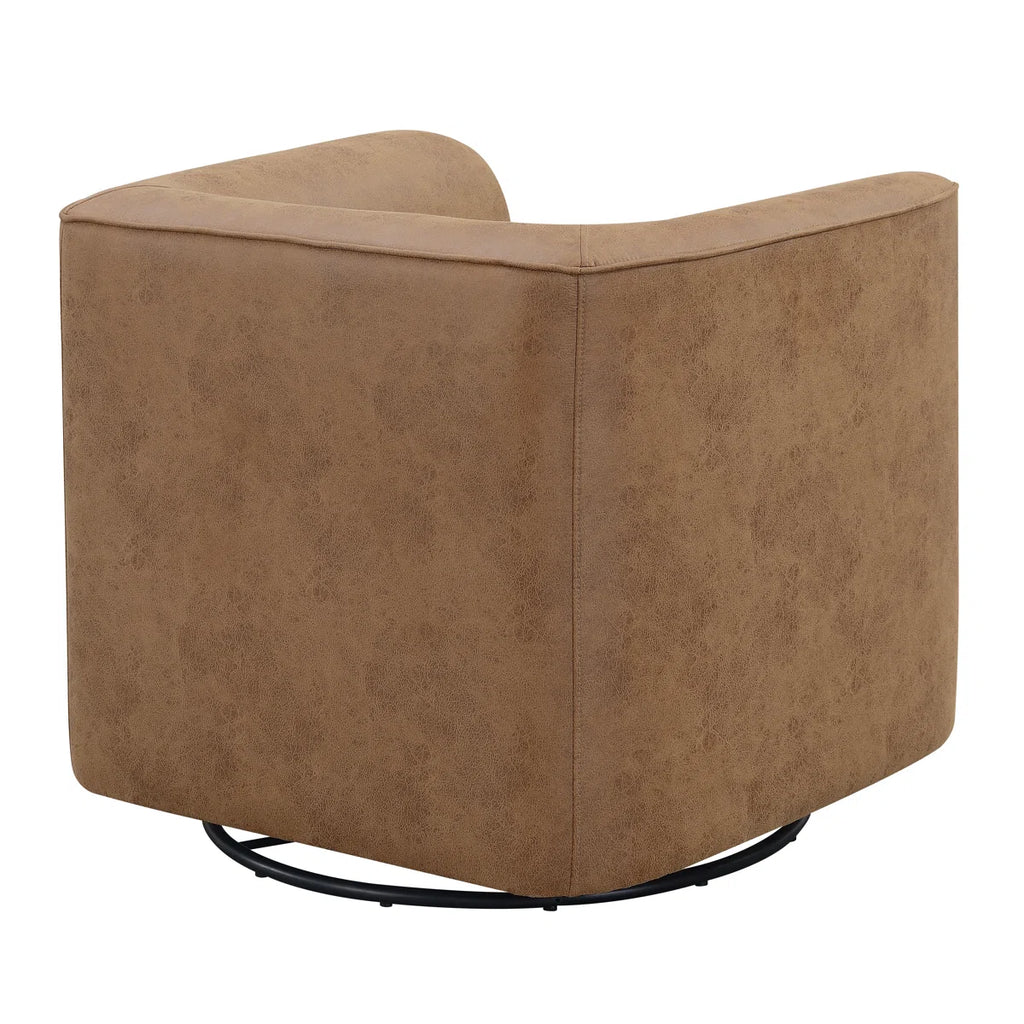 Gira™ | Sillón Barril Moderno Tapizado – Comodidad con Giro 360°