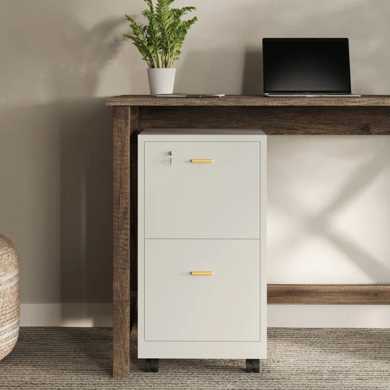 Cerrada™ | Archivador de 2 Cajones – Almacenamiento con Ruedas y Cerradura