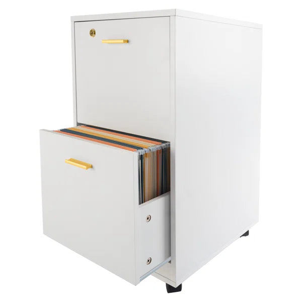 Cerrada™ | Archivador de 2 Cajones – Almacenamiento con Ruedas y Cerradura