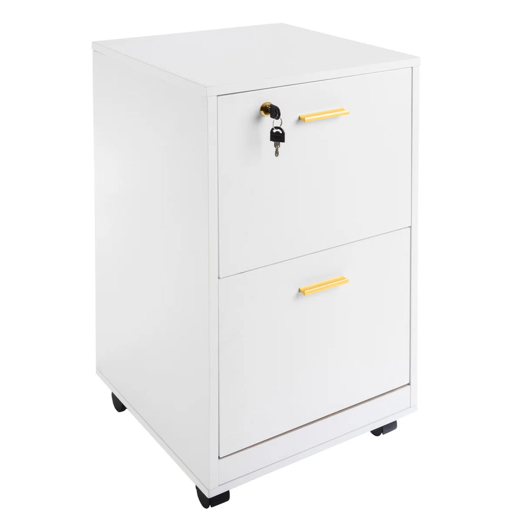 Cerrada™ | Archivador de 2 Cajones – Almacenamiento con Ruedas y Cerradura