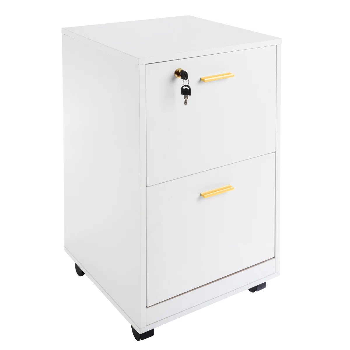 Cerrada™ | Archivador de 2 Cajones – Almacenamiento con Ruedas y Cerradura