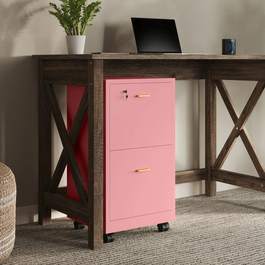 Cerrada™ | Archivador de 2 Cajones – Almacenamiento con Ruedas y Cerradura