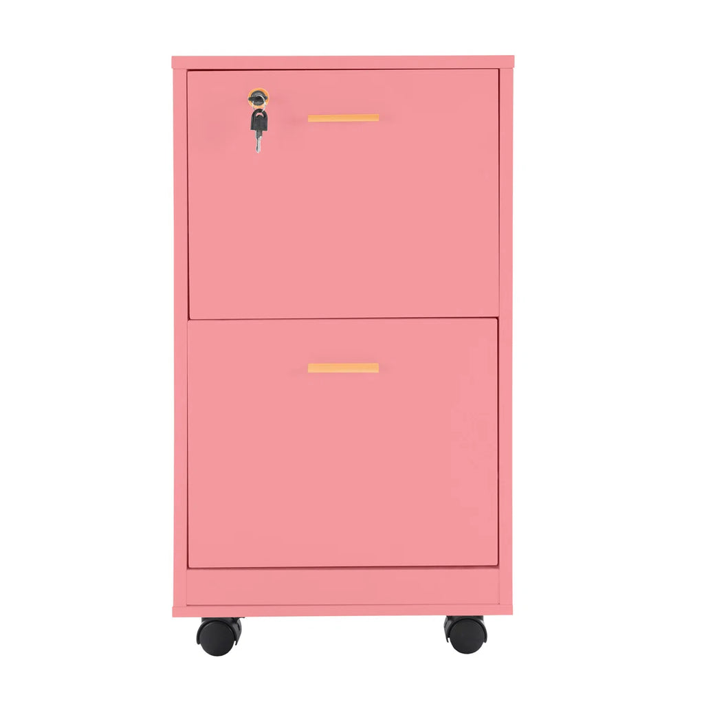 Cerrada™ | Archivador de 2 Cajones – Almacenamiento con Ruedas y Cerradura