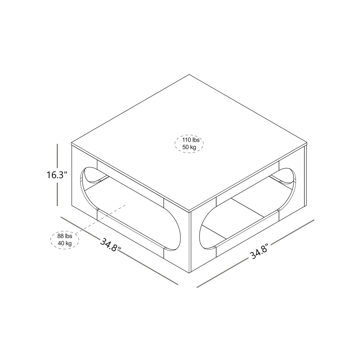 Matiz™ | Mesa de café moderna