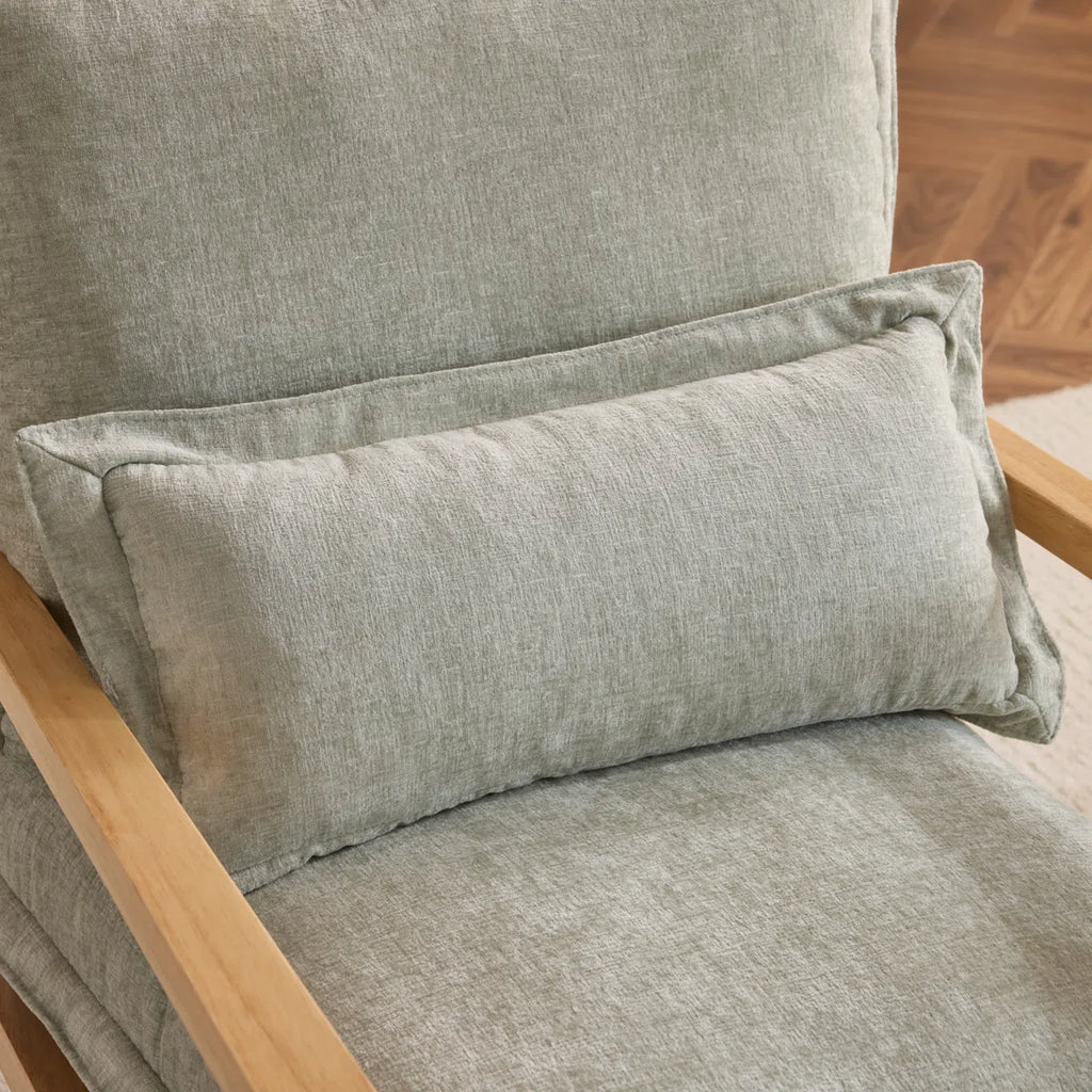 Duna™ | Sillón de chenilla Masson con cojín