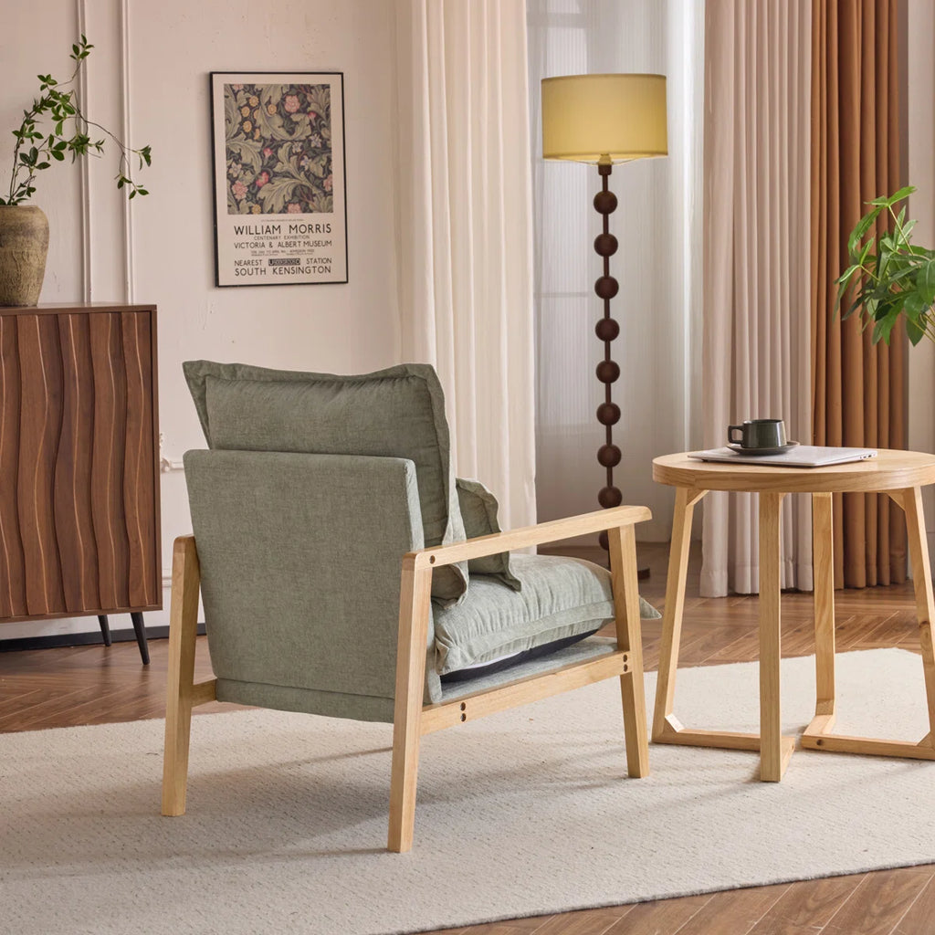 Duna™ | Sillón de chenilla Masson con cojín