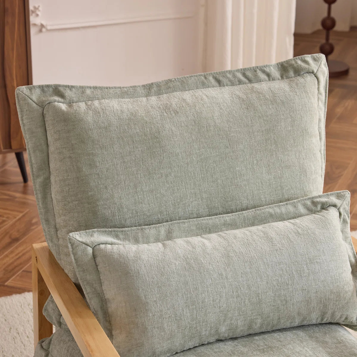 Duna™ | Sillón de chenilla Masson con cojín