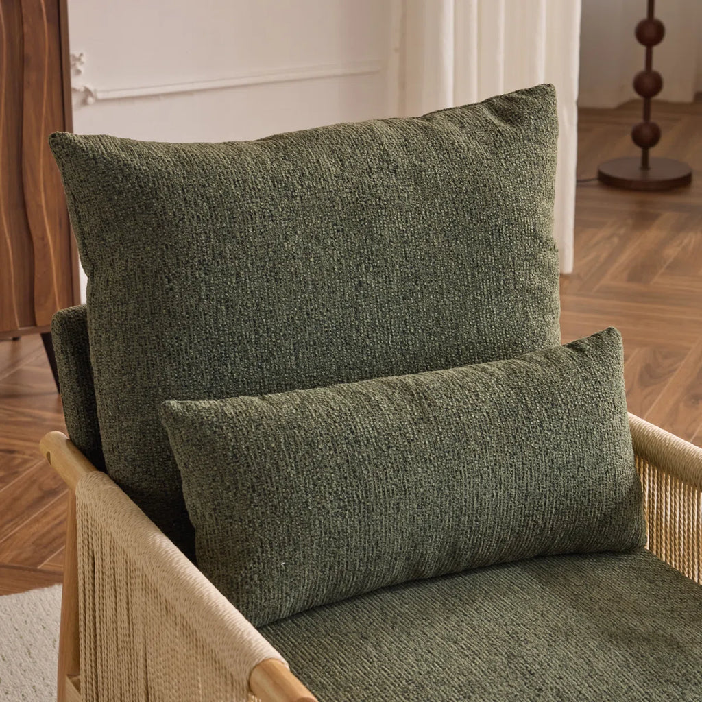 Zafiro™ | Sillón de chenilla con cojín