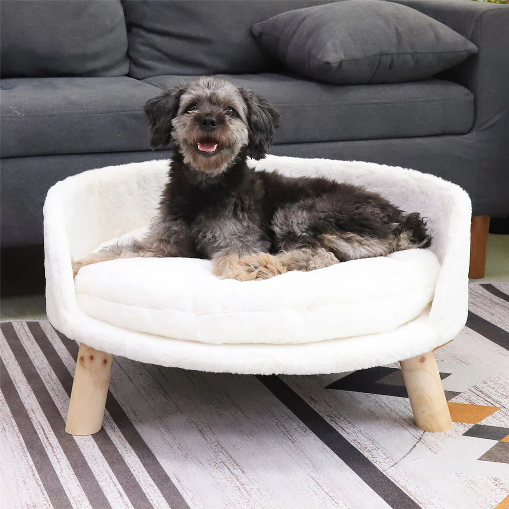 Orlena™ | Sofá cama redondo y acogedor para mascotas