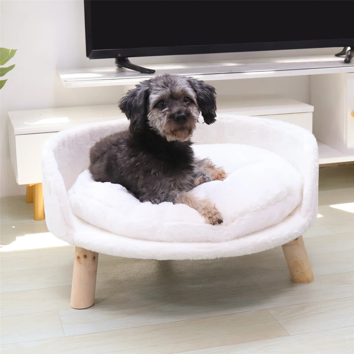Orlena™ | Sofá cama redondo y acogedor para mascotas
