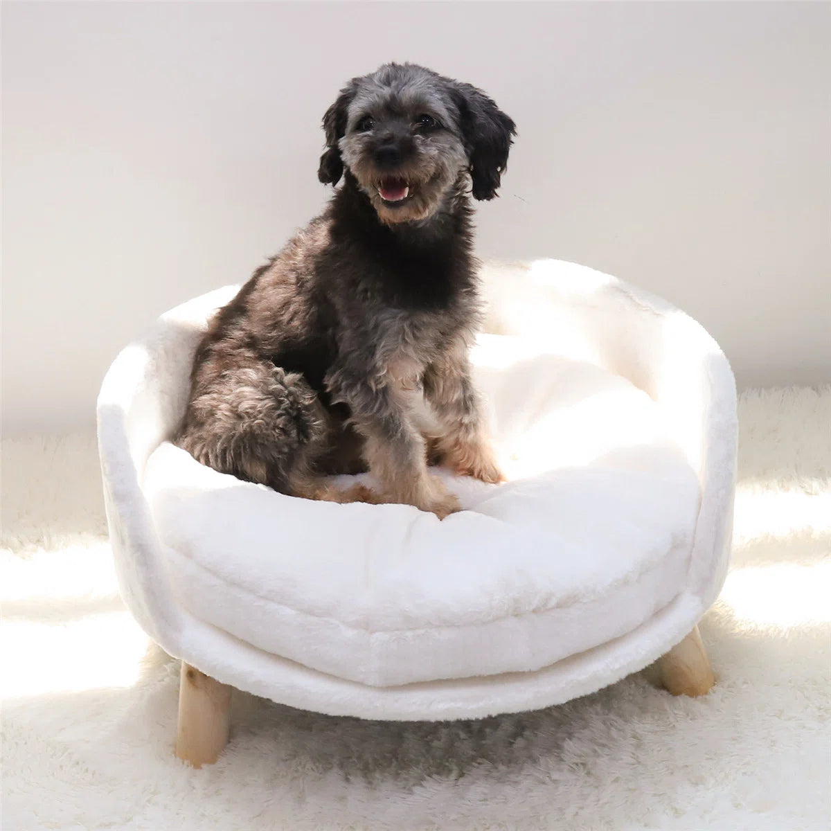 Orlena™ | Sofá cama redondo y acogedor para mascotas