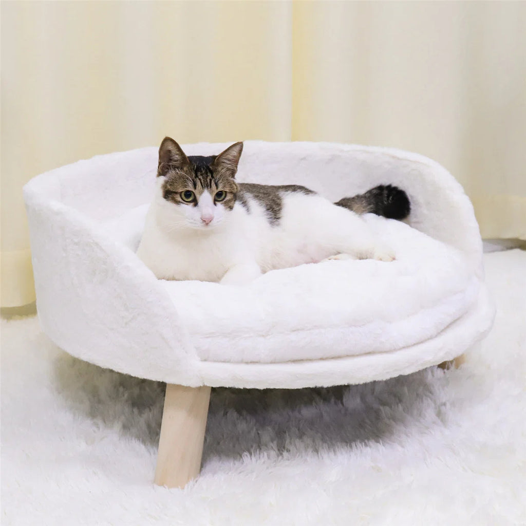 Orlena™ | Sofá cama redondo y acogedor para mascotas