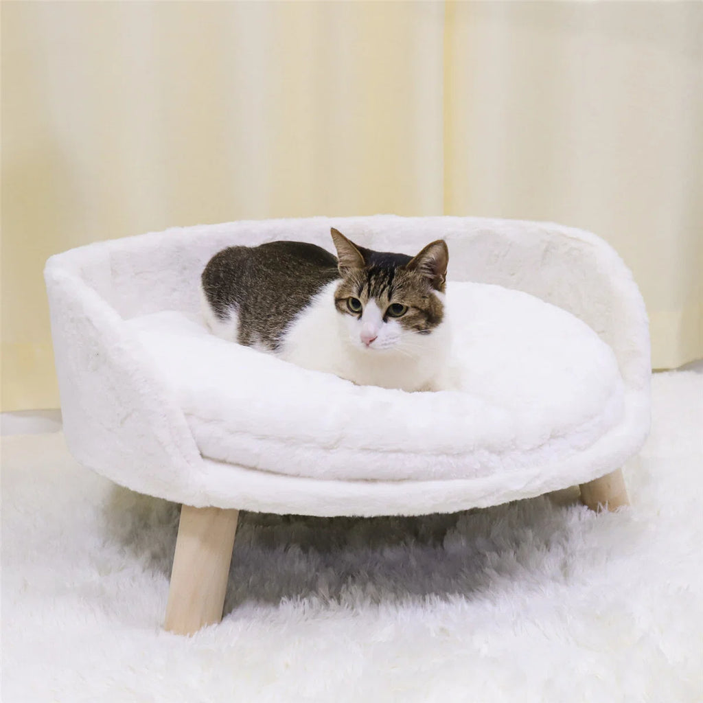 Orlena™ | Sofá cama redondo y acogedor para mascotas