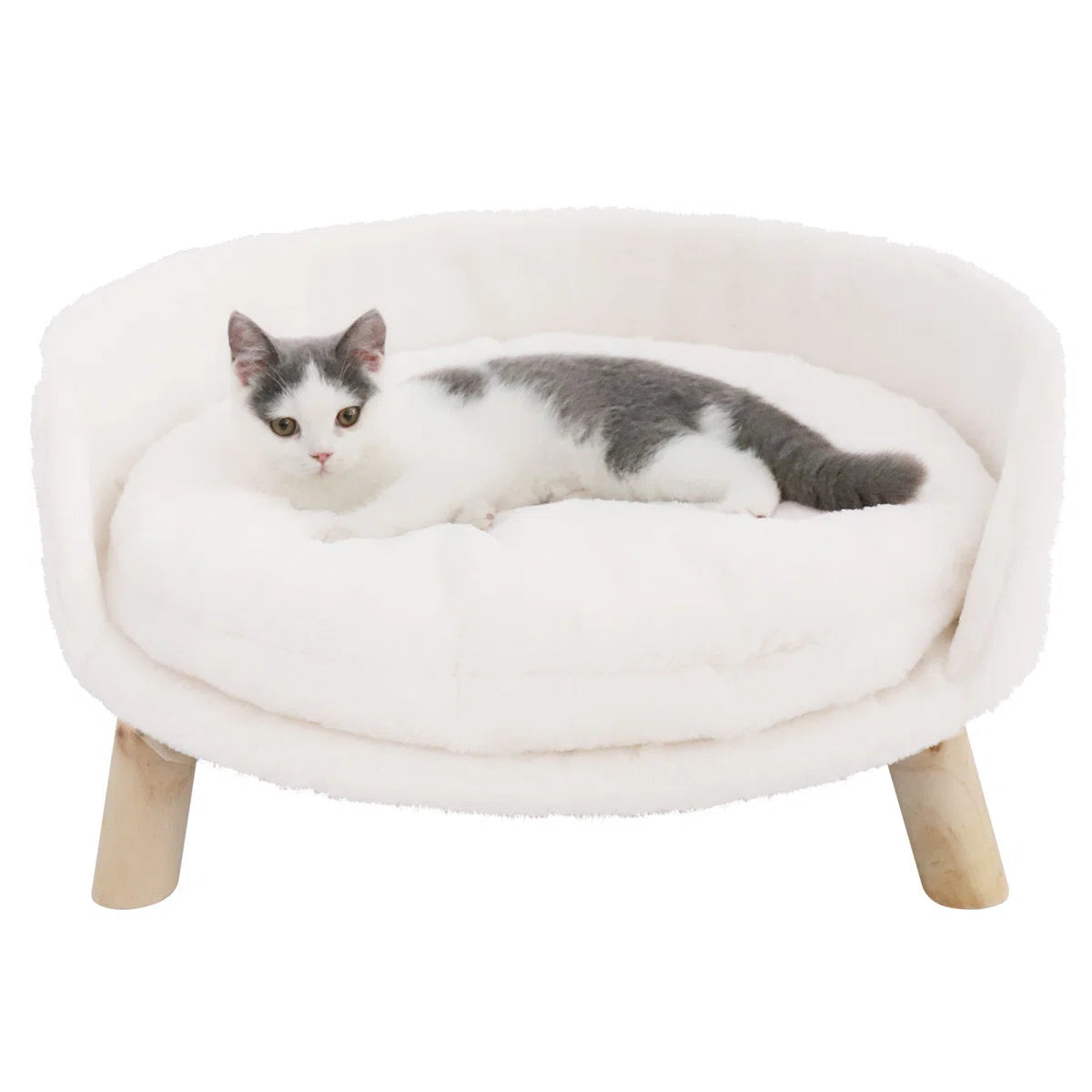 Orlena™ | Sofá cama redondo y acogedor para mascotas