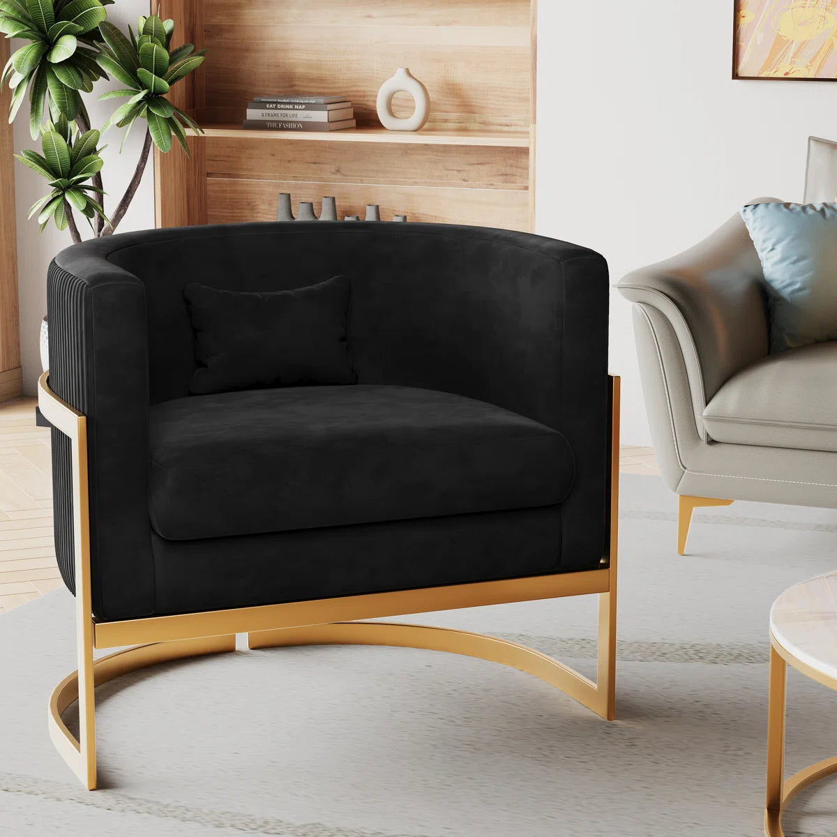 Elvira™ | Sillón moderno tapizado de descanso