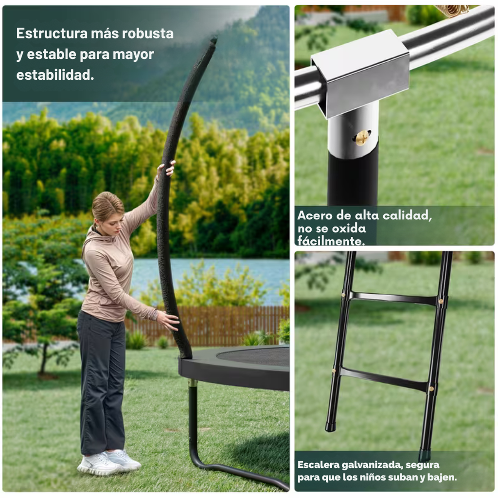 Sol™ | Cama elástica familiar jardín