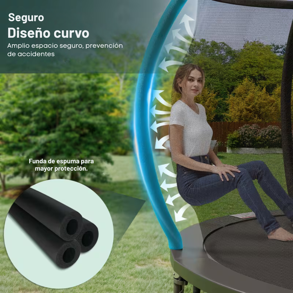 Sol™ | Cama elástica familiar jardín