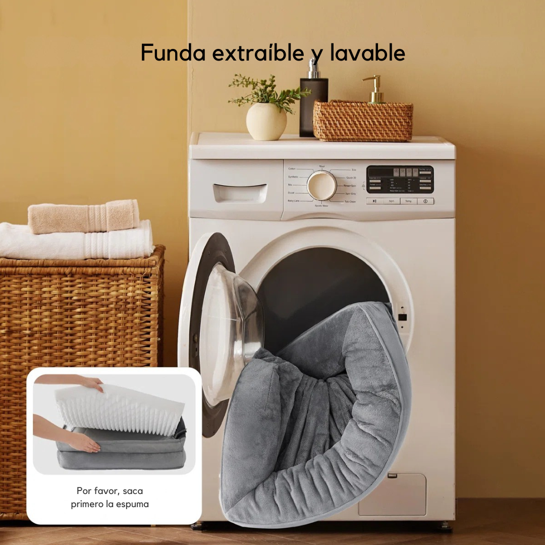 Bonito™ | Cama ortopédica impermeable para perros con funda removible lavable