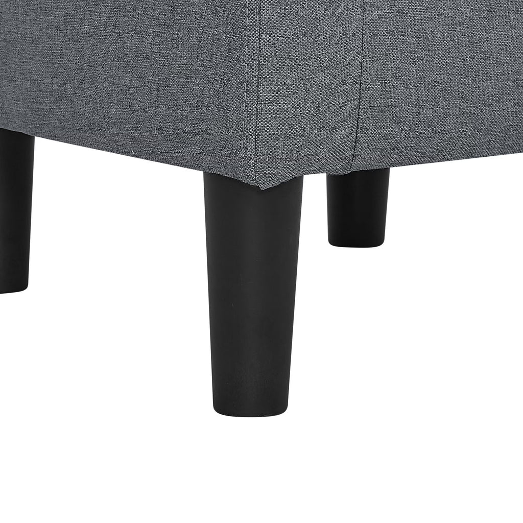 Ocaso™ | Sillón barril tapizado con otomano