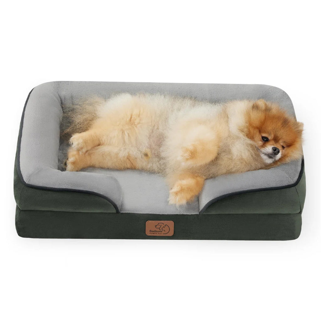 Bonito™ | Cama ortopédica impermeable para perros con funda removible lavable