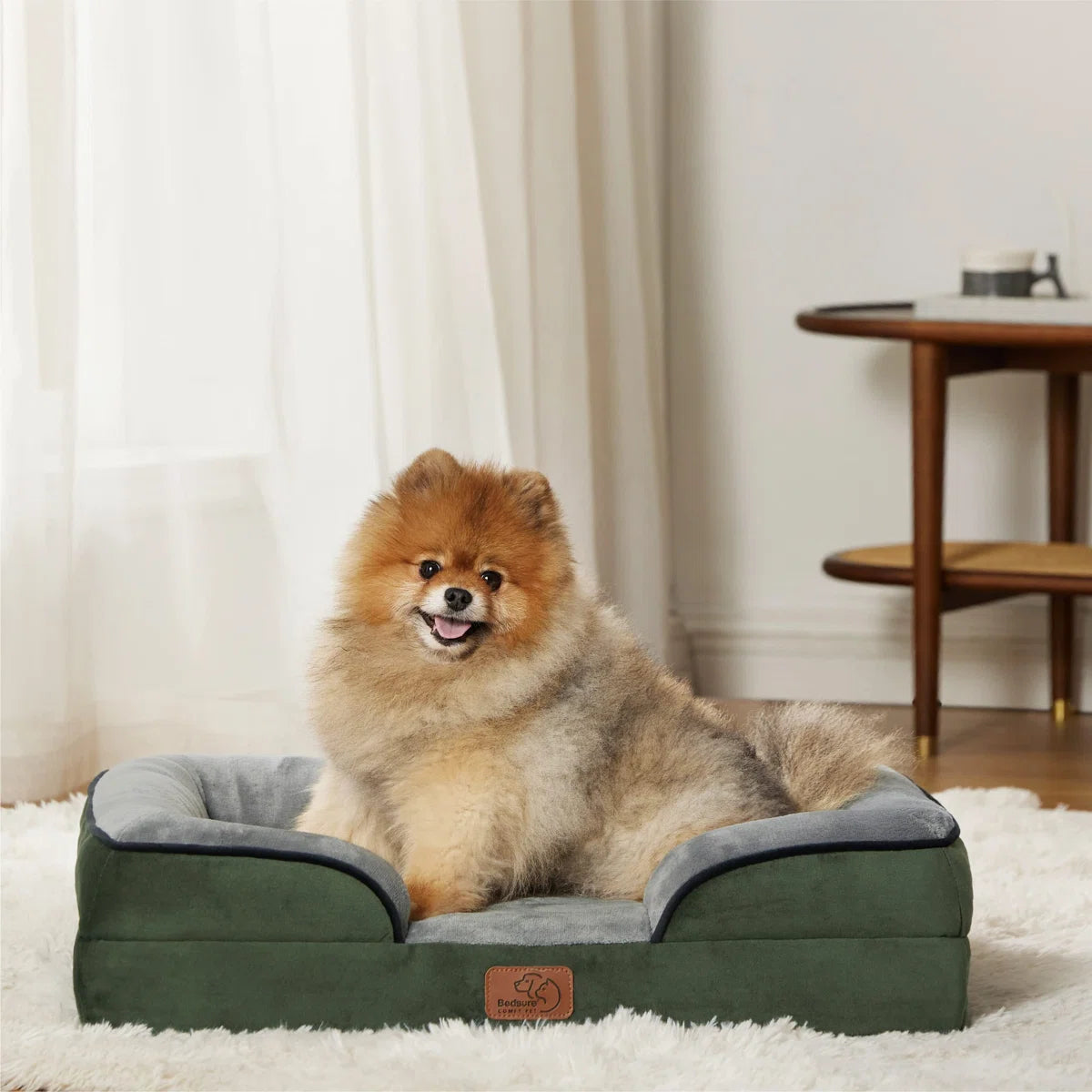 Bonito™ | Cama ortopédica impermeable para perros con funda removible lavable
