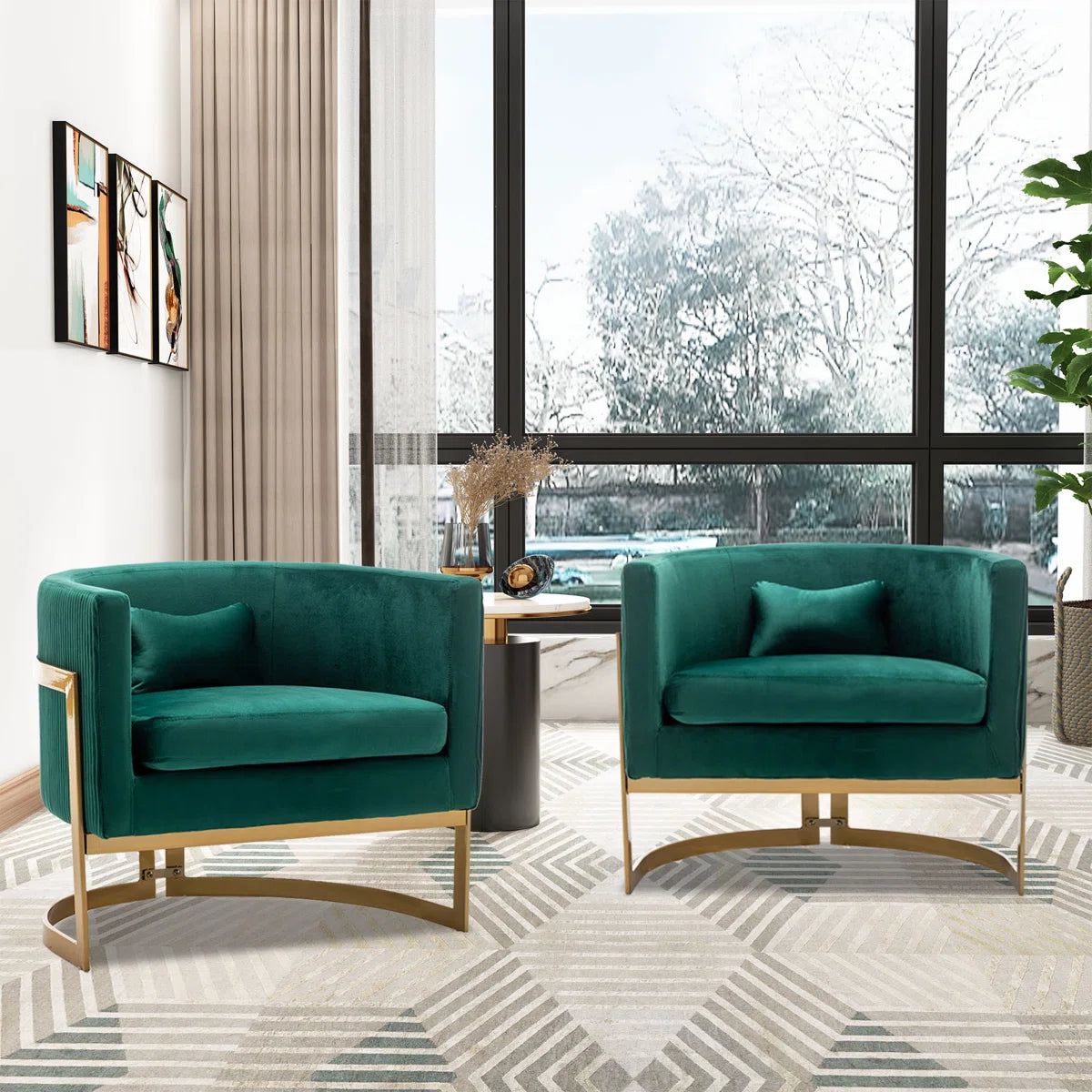 Elvira™ | Sillón moderno tapizado de descanso